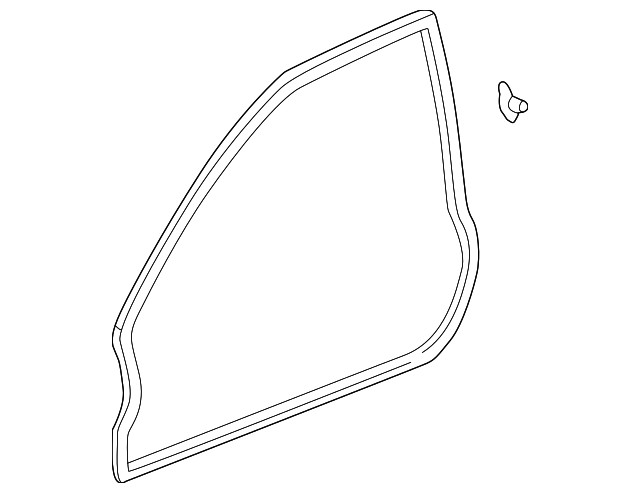 Genuine Honda Door Weather-Strip 72350-S03-003