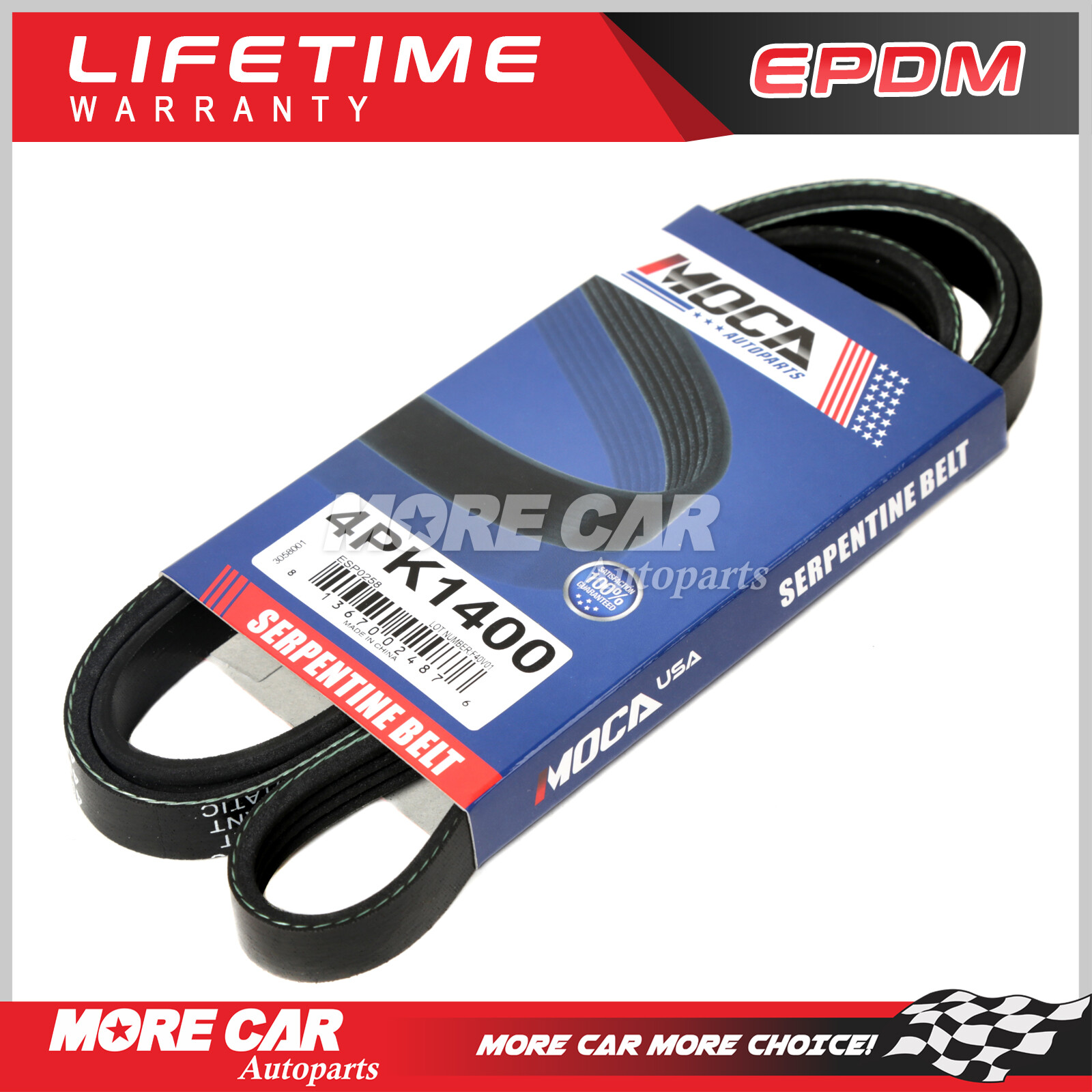 EPDM Serpentine Belt Fits for 2004-2010 Chrysler PT Cruiser Dodge Neon 4PK1400 EPDM Serpentine Belt Fits for 2004-2010 Chrysler PT Cruiser Dodge Neon 4PK1400