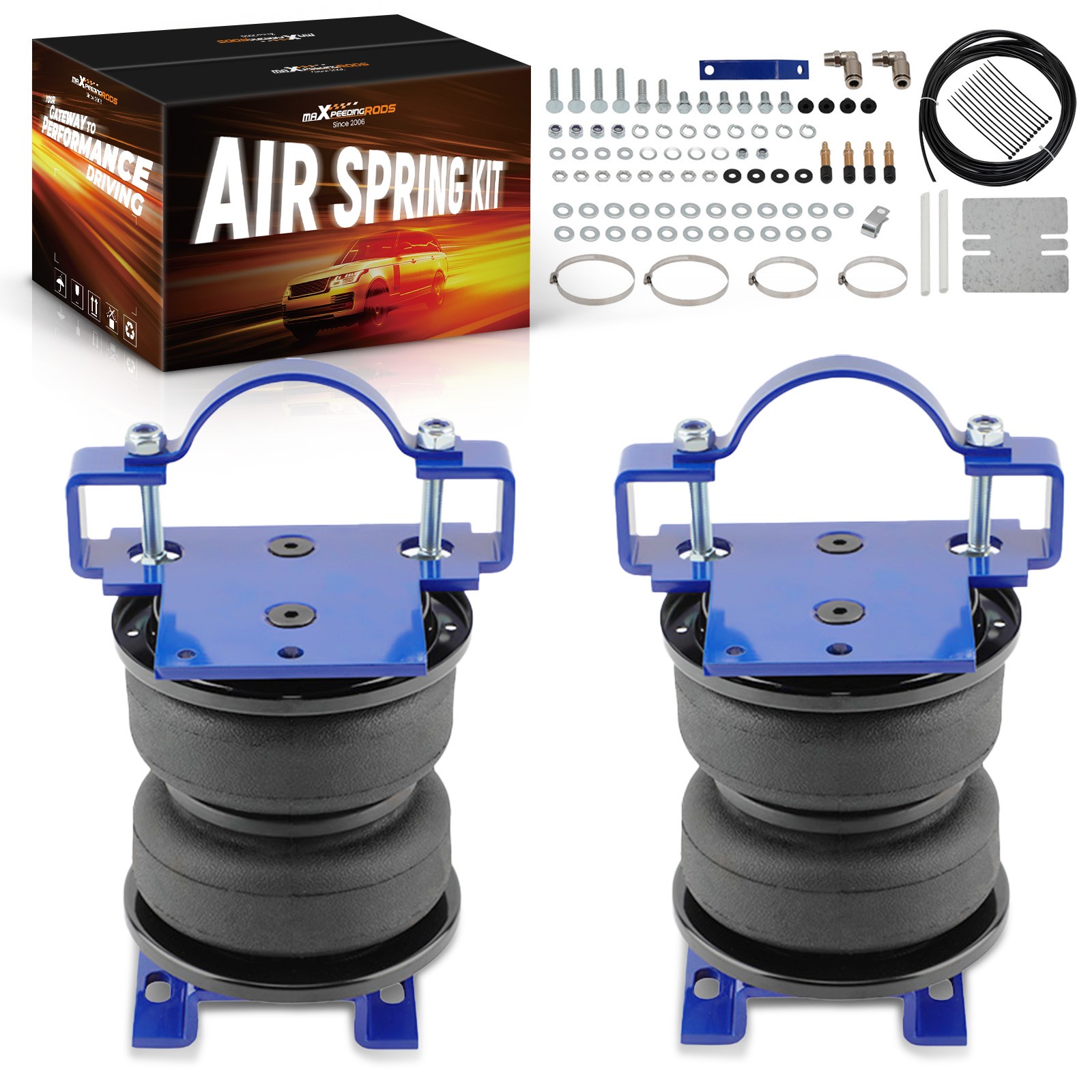 Rear Air Helper 5000 Spring Bag Leveling Kit Fit GMC Sierra Silverado 2500 3500 Rear Air Helper 5000 Spring Bag Leveling Kit Fit GMC Sierra Silverado 2500 3500