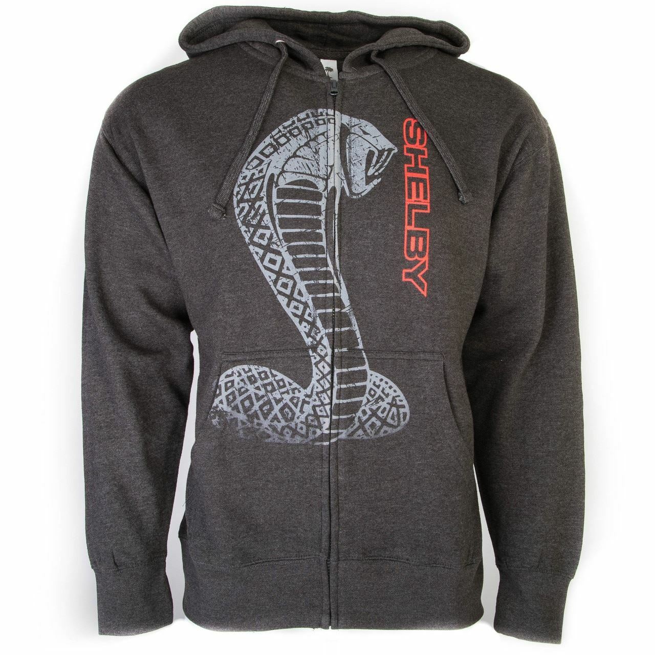 Shelby Cobra Zipper Hoodie - Great for GT500, GT350 or Cobra. FREE USA SHIPPING