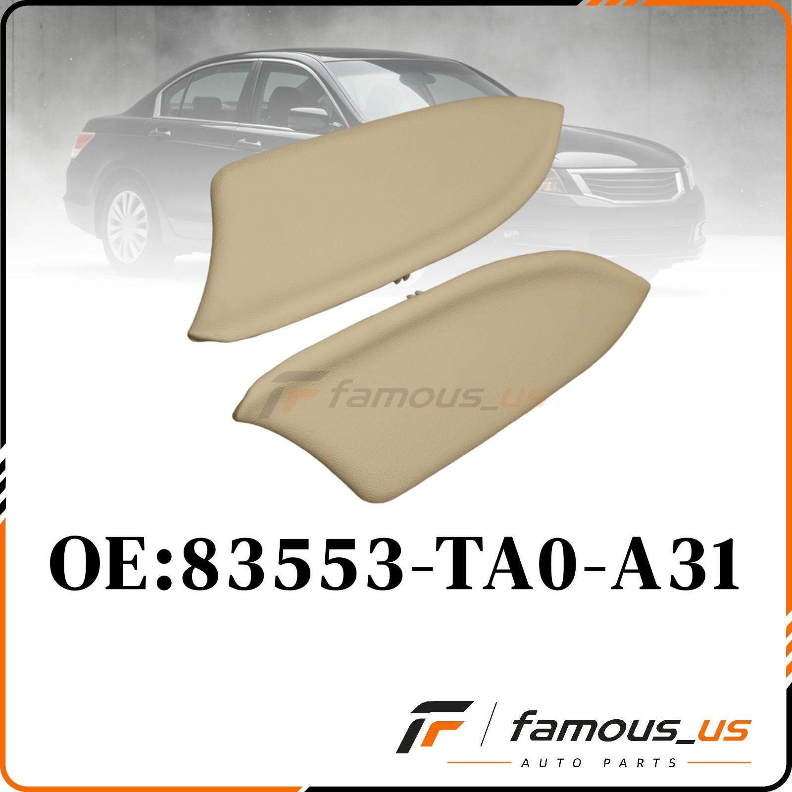 Beige Door Front For Armrests 83503-TA0-A31ZC 83553-TA0-A31ZC Accord Honda USA