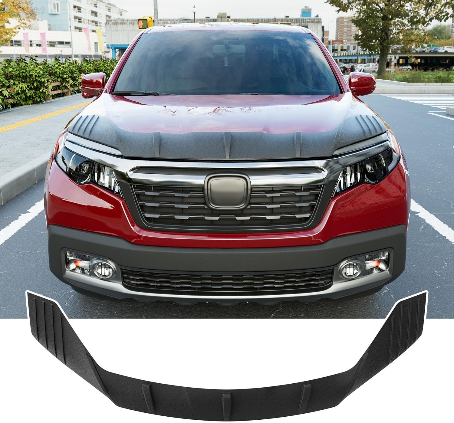 For 2017-2020 Honda Ridgeline 2016-2022 Pilot Hood Deflector Hood Protector For 2017-2020 Honda Ridgeline 2016-2022 Pilot Hood Deflector Hood Protector
