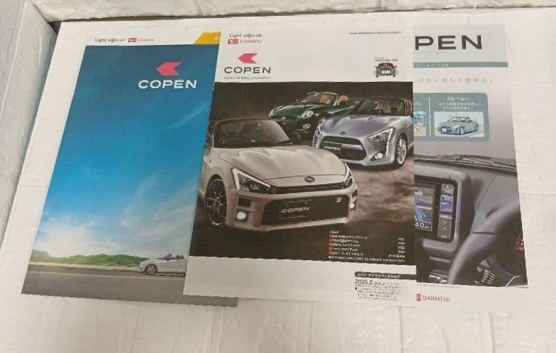 Daihatsu Copen 2025 Catalog 3 Book Set Accessory Navigation Brochure JDM Japan