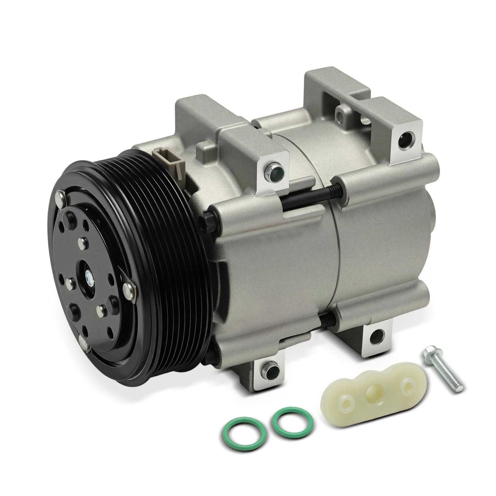 A/C Compressor w/ Clutch for Ford Thunderbird 89-95 Mercury Cougar 89-90 V6 3.8L A/C Compressor w/ Clutch for Ford Thunderbird 89-95 Mercury Cougar 89-90 V6 3.8L