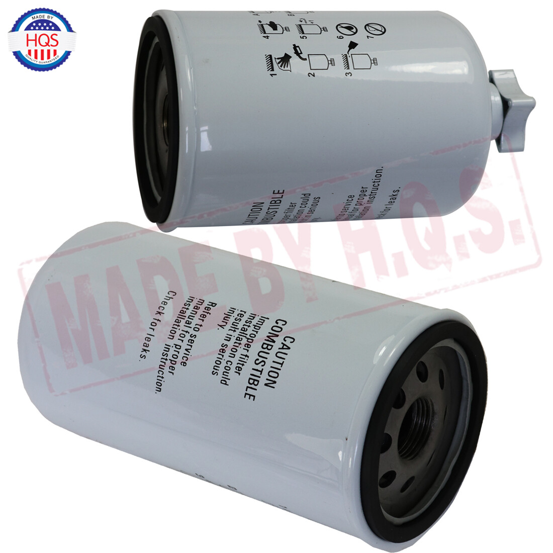 JDMSPEED Fuel & Water Separator Filters Replacement For FF100-2 & WS100