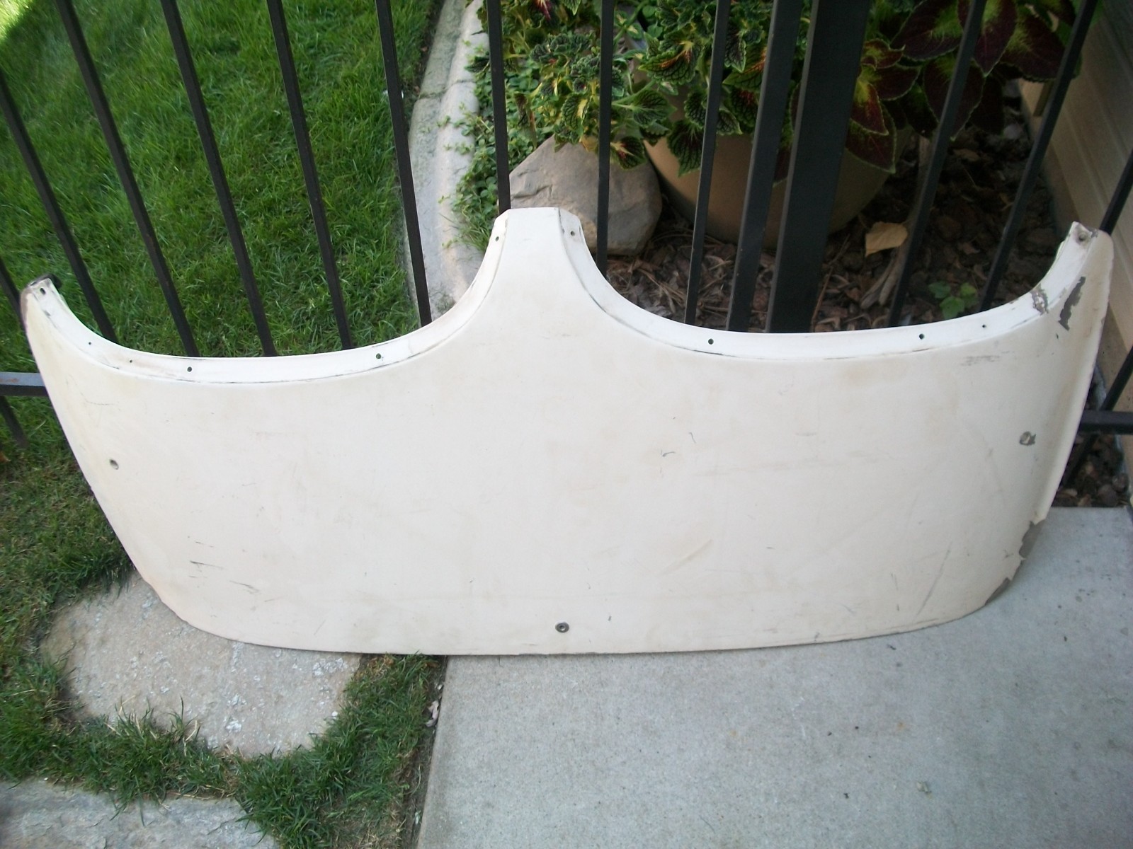 1955-1961 Corvette  RARE Convertible Top Storage Compartment Lid Panel
