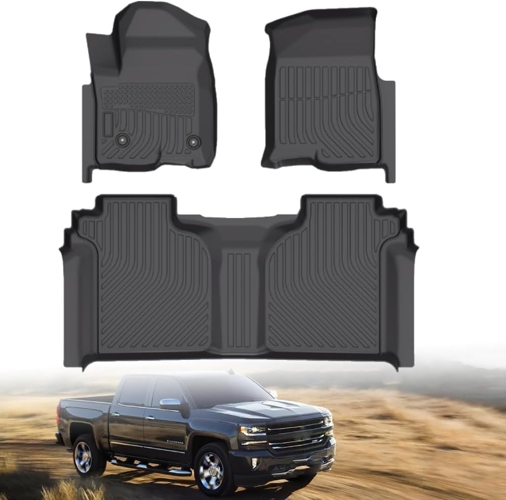 Floor Mats Chevy Silverado/GMC Sierra Denali 1500 GMC Sierra 2500/3500 HD Crew C Floor Mats Chevy Silverado/GMC Sierra Denali 1500 GMC Sierra 2500/3500 HD Crew C