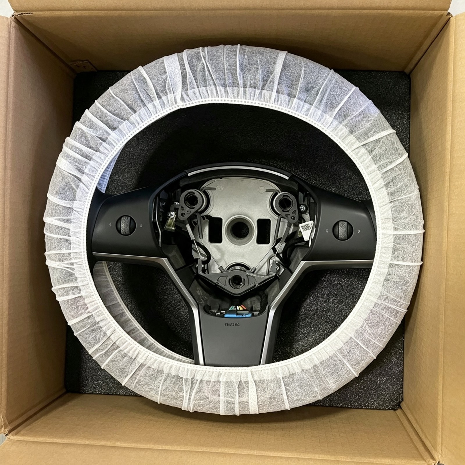 1490214-00-B Driver Heated Leather Steering Wheel  For Tesla Model 3/Y 2017-2024
