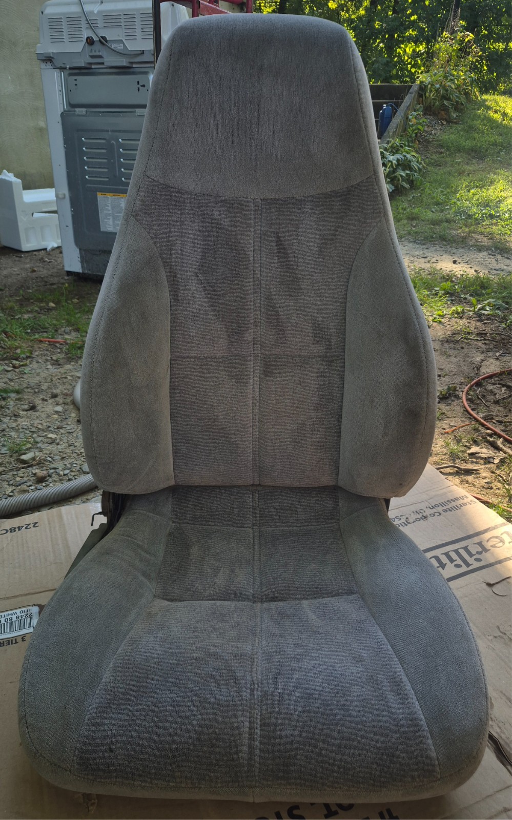 1993-1997 Chevrolet Camaro Passenger Side Seat Grey Vinyl Genuine Chevrolet OEM 1993-1997 Chevrolet Camaro Passenger Side Seat Grey Vinyl Genuine Chevrolet OEM