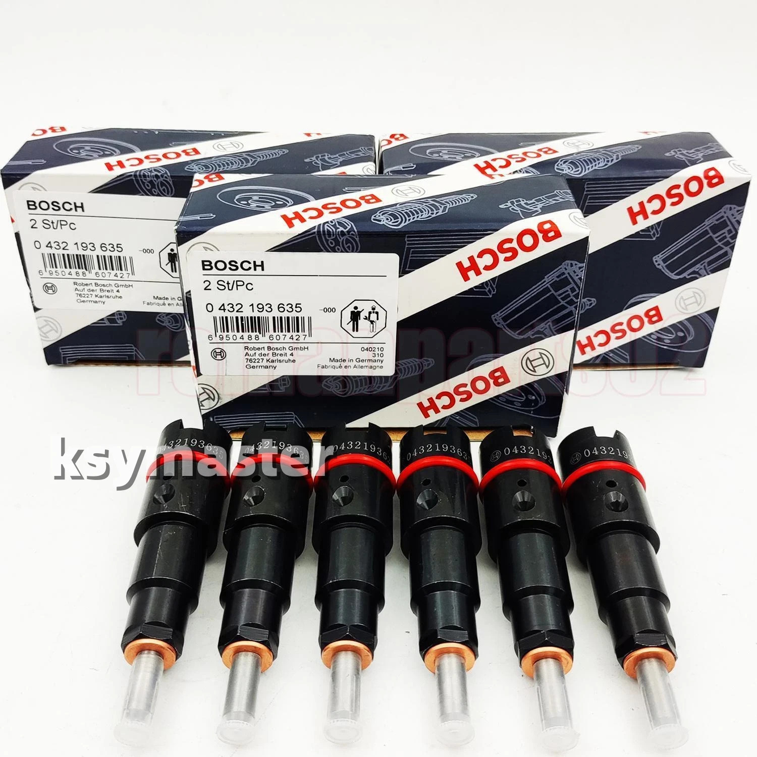 6pcs Diesel Fuel Injectors Fits for Cummins Dodge RAM 2500 3500 5.9L 0432193635