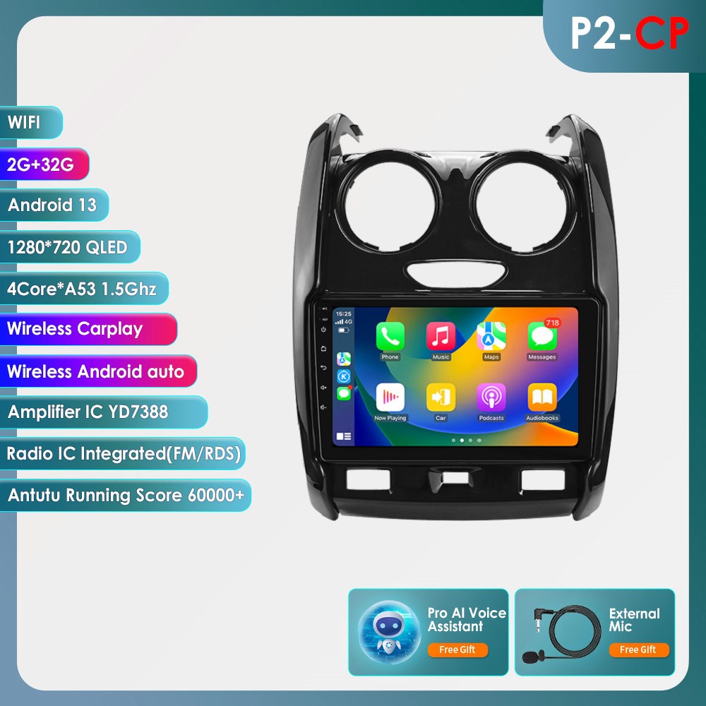 CarPlay For Renault Duster 2015-2020 9\