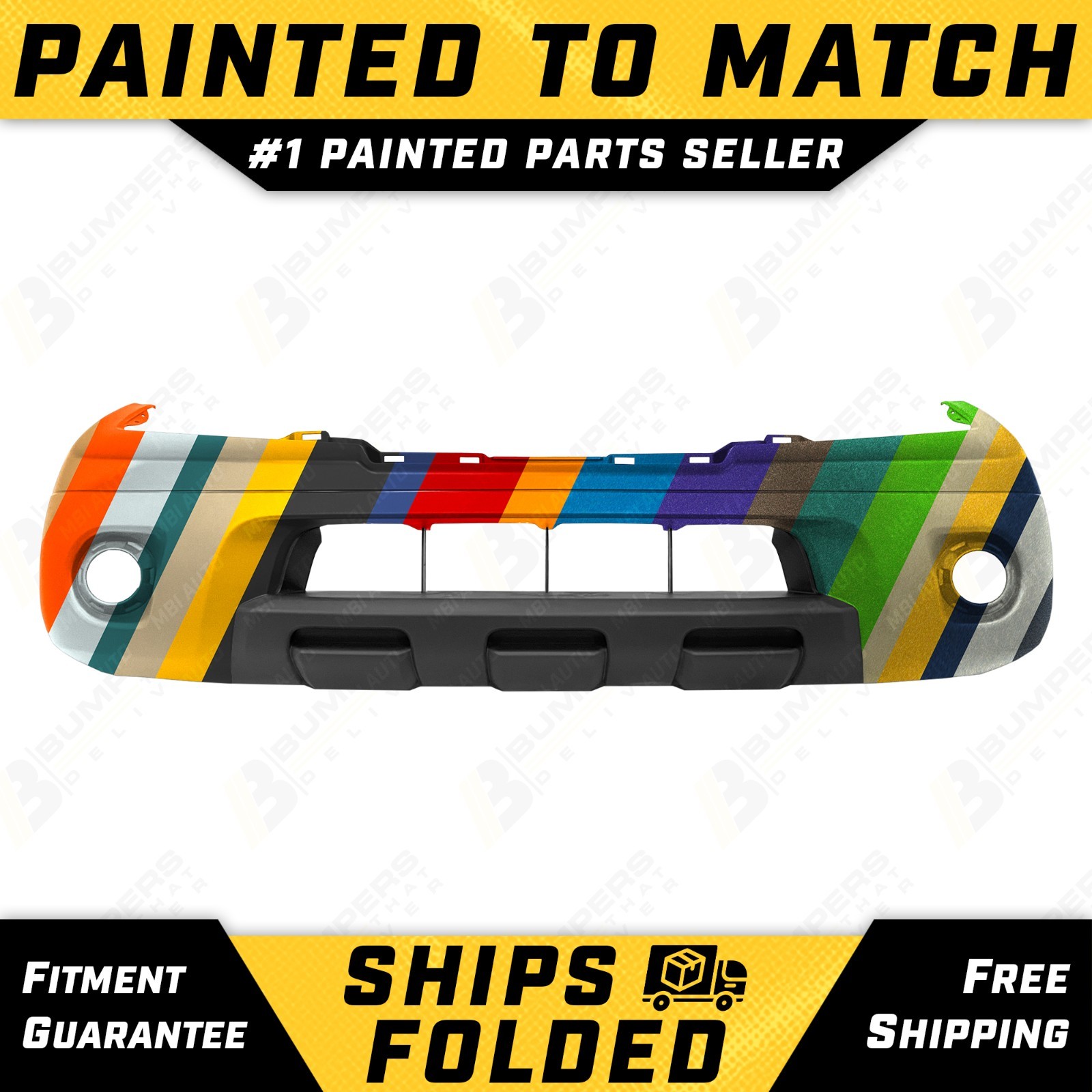 NEW Painted To Match - Front Bumper Cover Fascia for 2009-2021 Nissan Frontier
