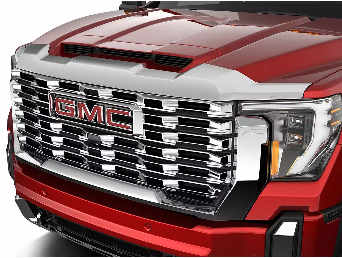 Husky Aeroskin Hood Protector Fits 2024-2025 Sierra 2500/3500 HD Chrome