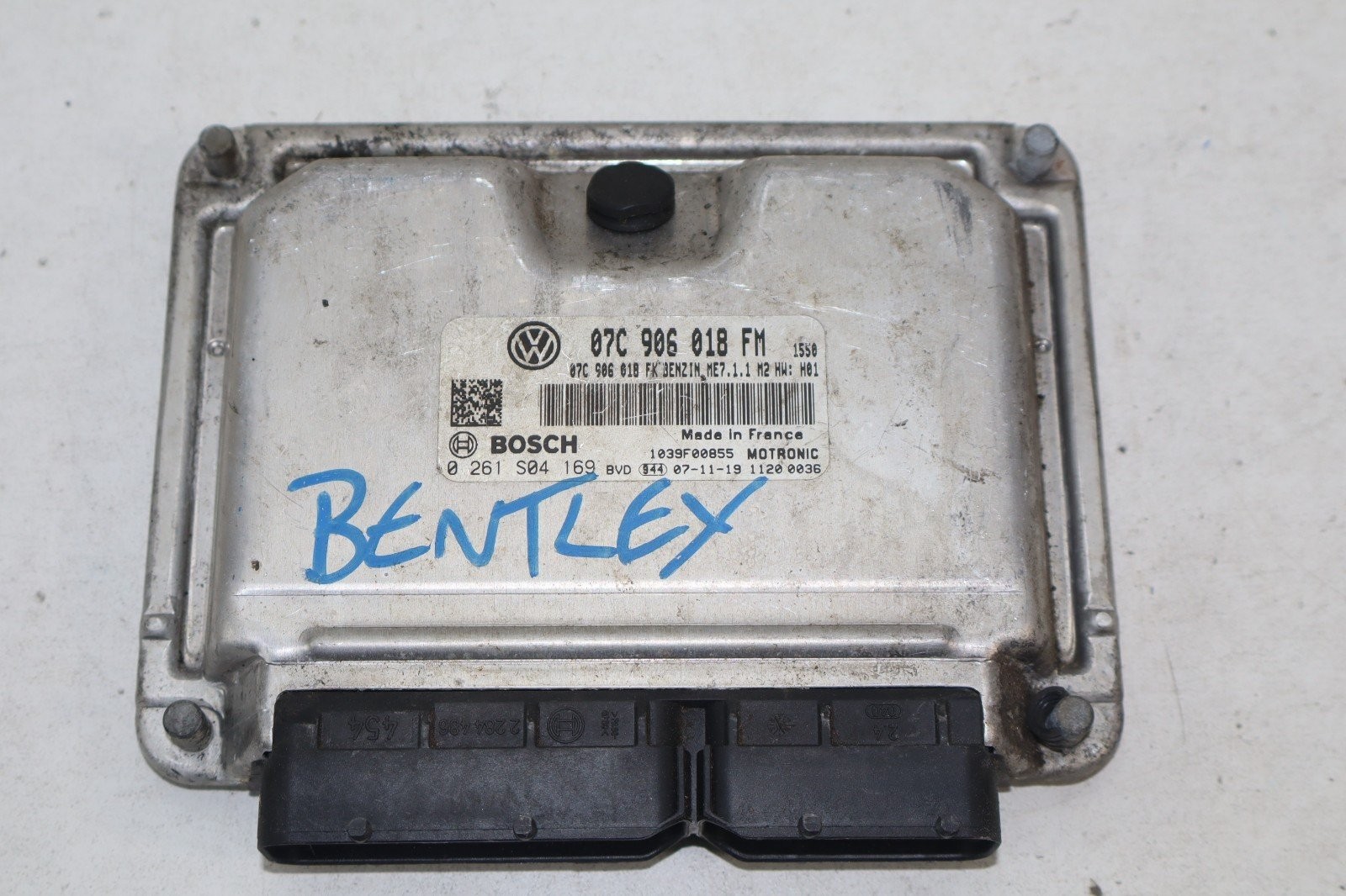 2006-2012 Bentley Continental Engine Control Module ECU ECM 07C906018FM OEM