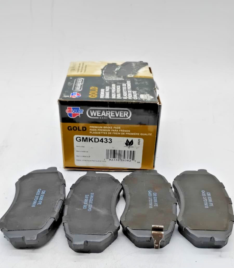 Carquest Wearever Gold GMKD433 Front Brake Pads Toyota Tacoma Pickup Cressida Carquest Wearever Gold GMKD433 Front Brake Pads Toyota Tacoma Pickup Cressida