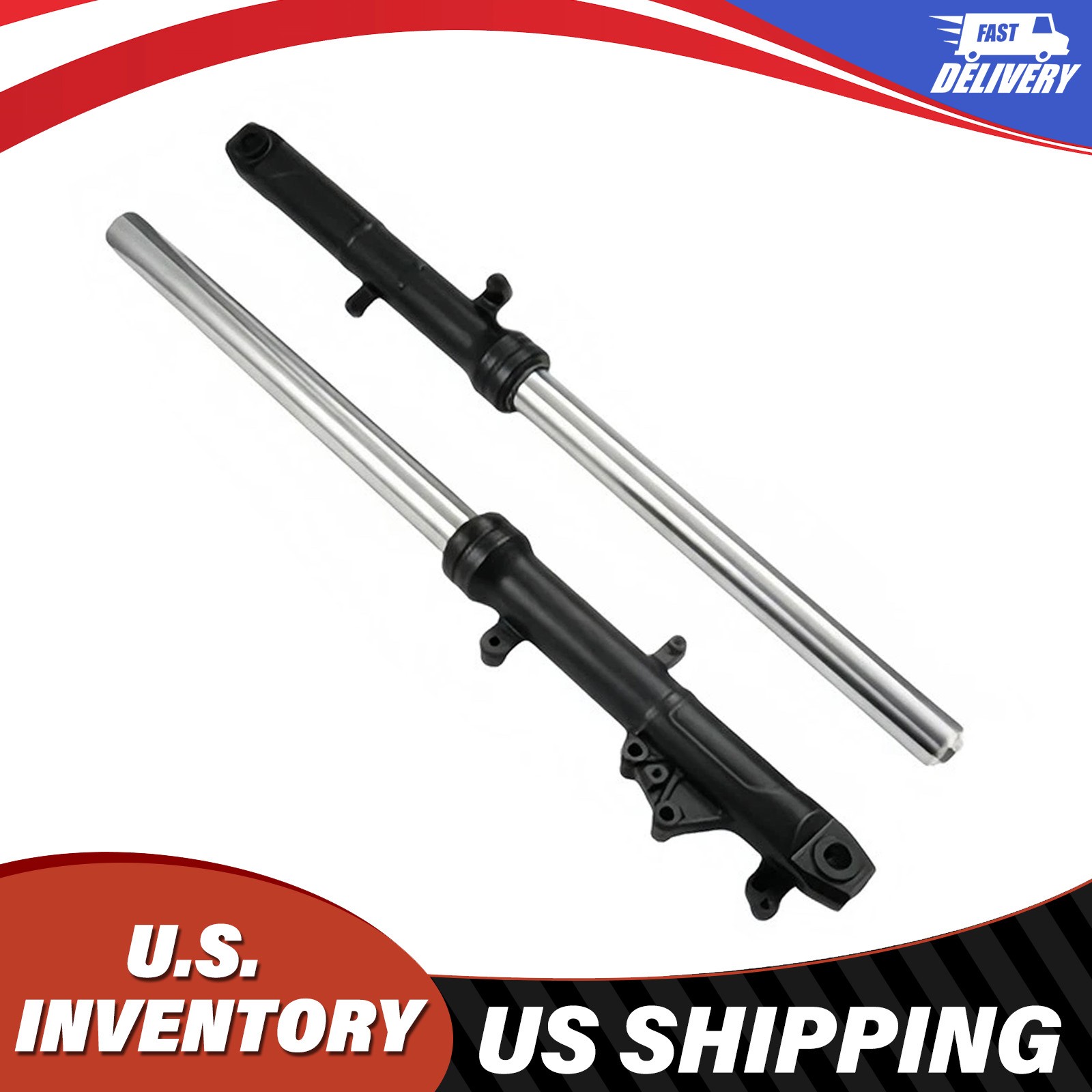 For 2024-2025 Kawasaki Ninja 500/SE Front Shock Absorber Fork Suspension Set