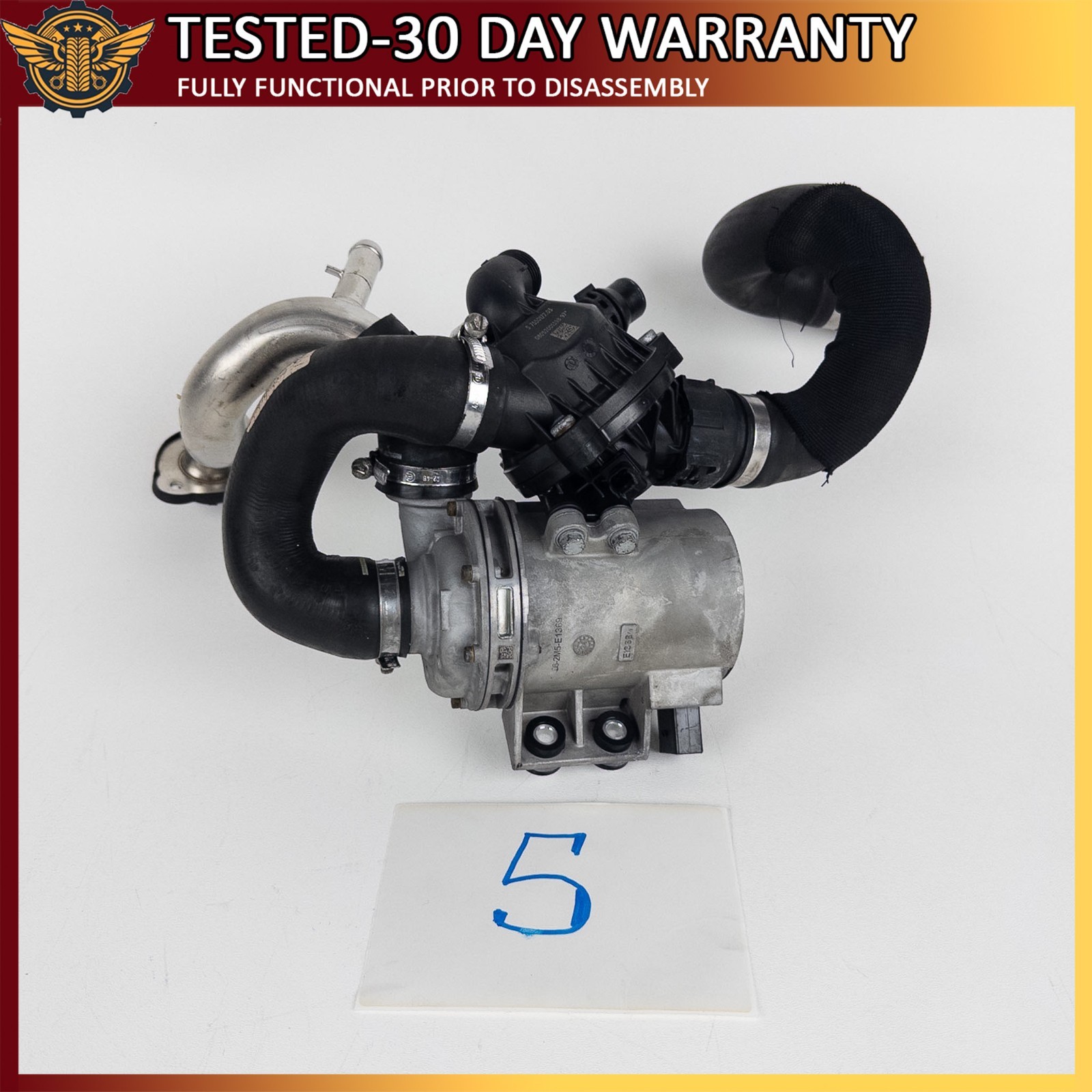 07-10 BMW X5 3.0L ENGINE WATER PUMP W/ THERMOSTAT OEM