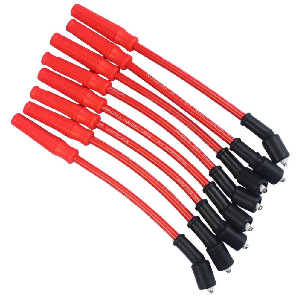 JDMSPEED 10.5 MM SPARK PLUG WIRES FOR CHEVY GMC TRUCK 4.8 5.3 6.0 VORTEC ENGINES JDMSPEED 10.5 MM SPARK PLUG WIRES FOR CHEVY GMC TRUCK 4.8 5.3 6.0 VORTEC ENGINES