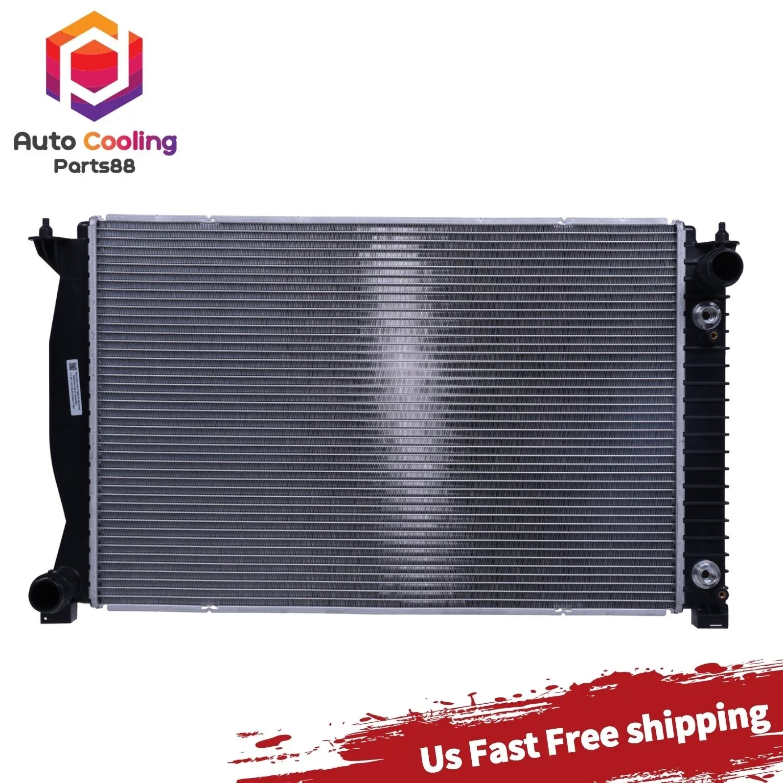 2912 Aluminum Radiator Fit for 2005-2011 Audi A6 Quattro 2010 RS6 2007-2011 S6