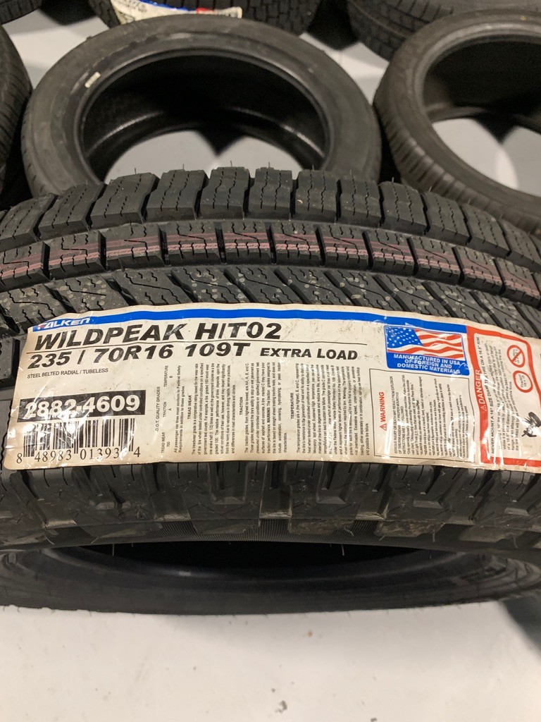 2 Take Off 235 70 16 (109T) Falken Wildpeak H/T HT02 Extra Load All Season Tires