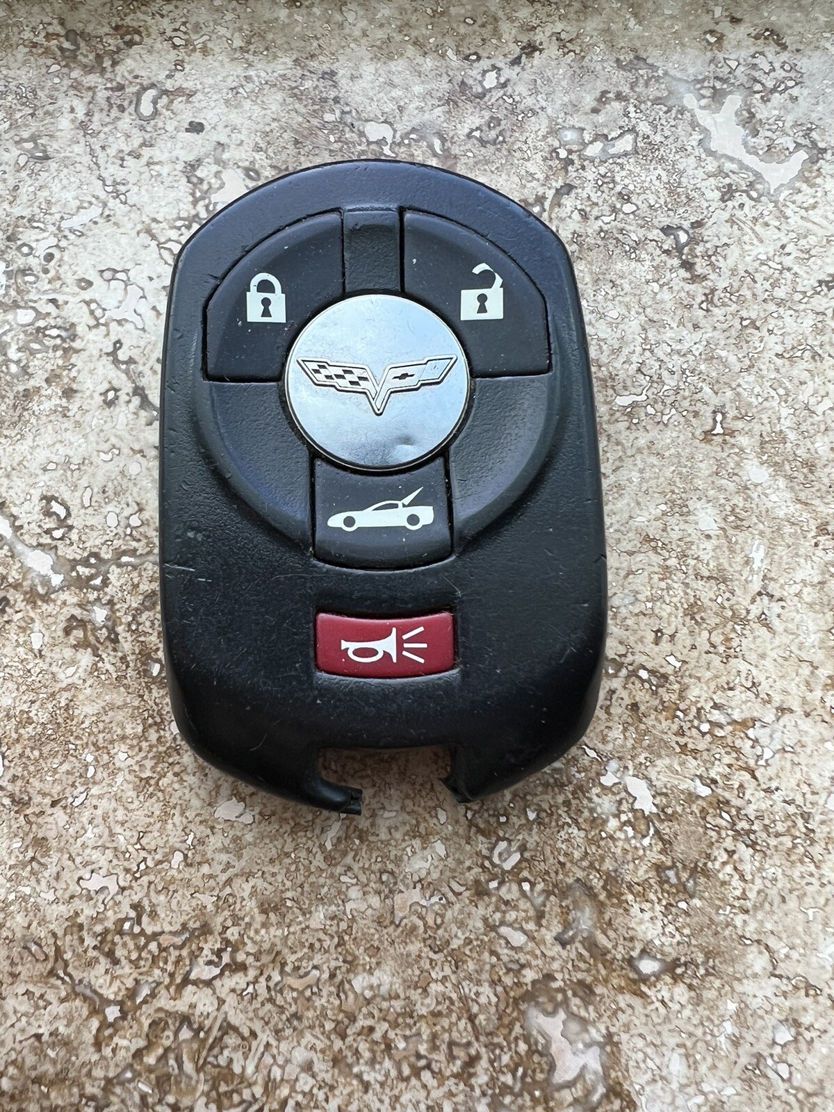 2005 - 07 CHEVROLET CORVETTE C6 SMART KEY REMOTE FOB FCC: M3N65981403 #2 WORN