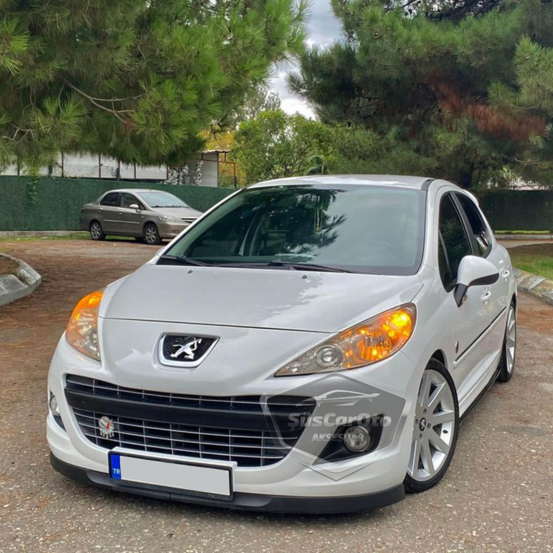 Front Bumper Lip Splitter 2 PCS – For Peugeot 207 2006-2014 – Flexible Spoiler Front Bumper Lip Splitter 2 PCS – For Peugeot 207 2006-2014 – Flexible Spoiler