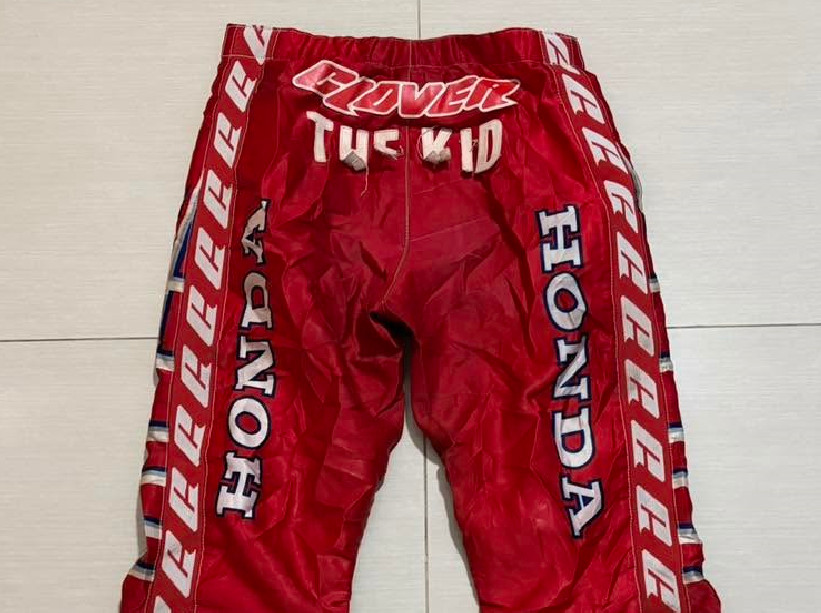 Vintage Motocross Wgp 1987 Eric Geboers The Kid Honda Champ5Times Pants Size 32\ Vintage Motocross Wgp 1987 Eric Geboers The Kid Honda Champ5Times Pants Size 32\