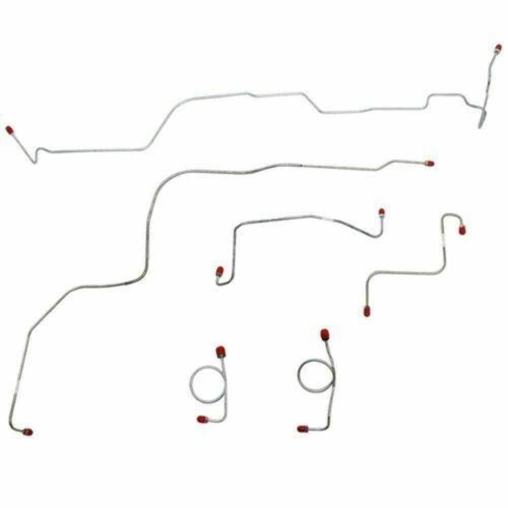 1968-69 Ford Fairlane Front Brake Line Kit with Standard Drum Brakes-DKT6801OM 1968-69 Ford Fairlane Front Brake Line Kit with Standard Drum Brakes-DKT6801OM