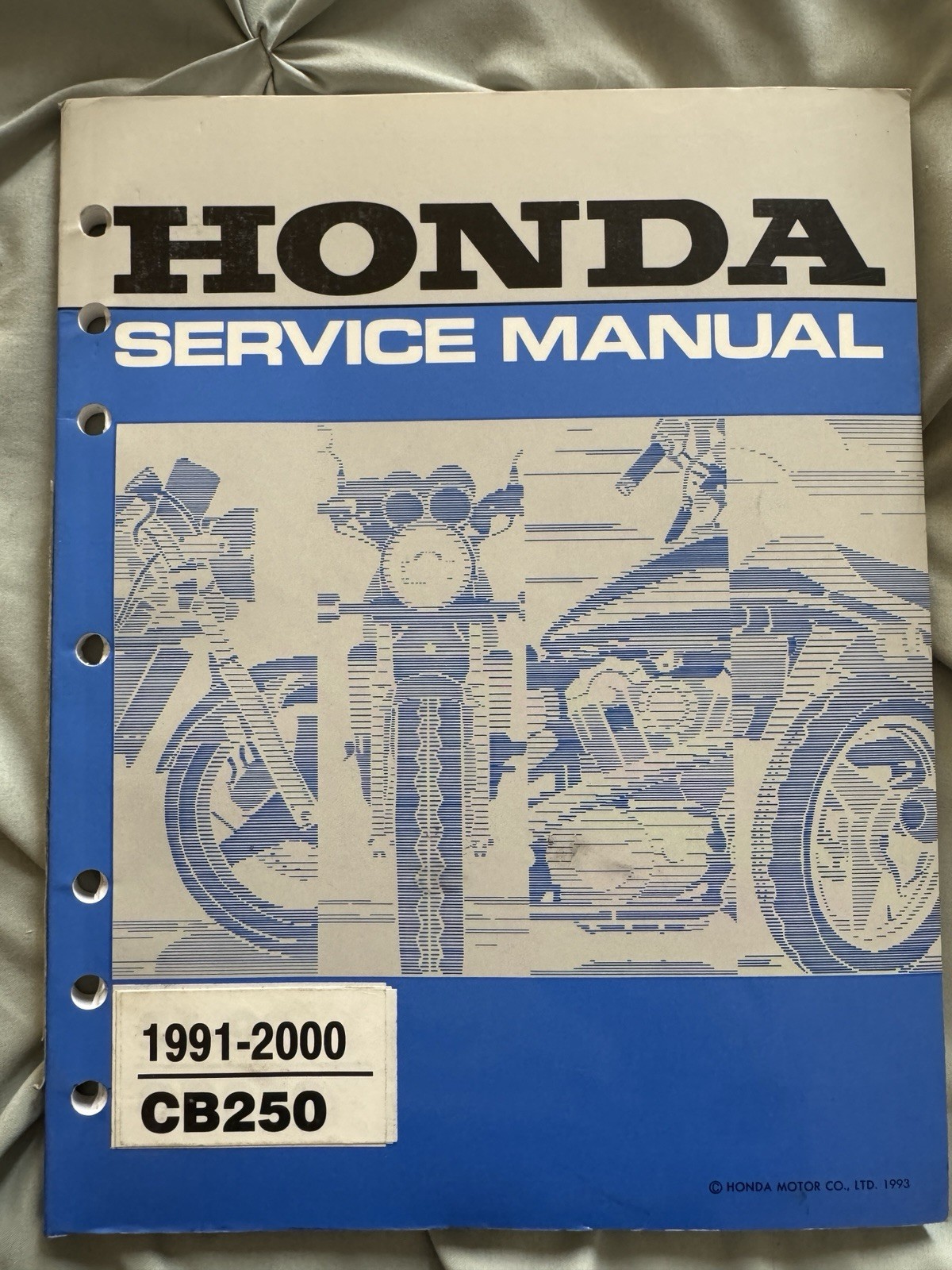 HONDA SERVICE MANUAL 1991-2000 CB250 © HONDA SERVICE MANUAL 1991-2000 CB250 ©