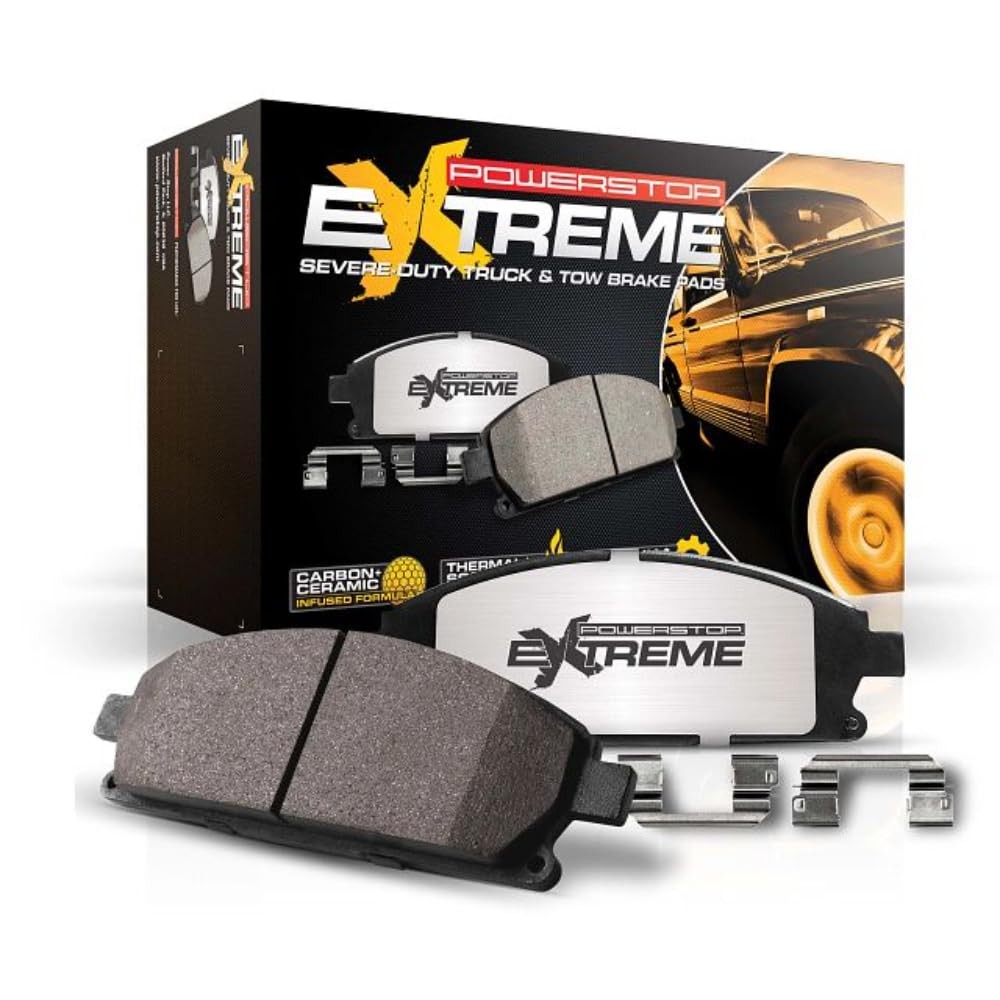 Brake Pad Set PowerStop Z36 Truck Tow Front Z36-1363 Stainless Steel Brake Pad Set PowerStop Z36 Truck Tow Front Z36-1363 Stainless Steel