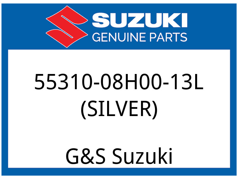 Suzuki OEM Part 55310-08H00-13L RIM,FRONT WHEEL (8X5.5AT,SILV