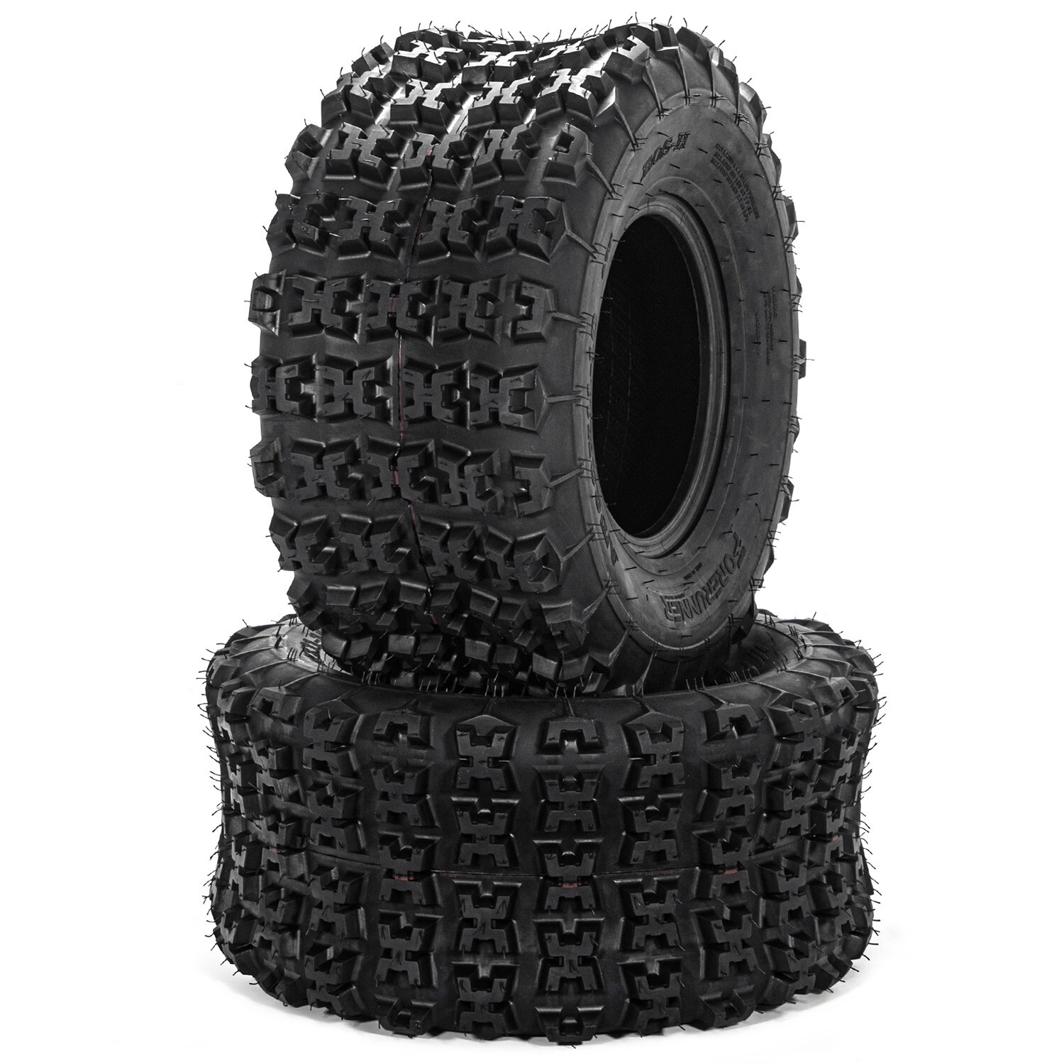 Set 2 22x11x10 6Ply ATV Tires 22x11-10 UTV Tires 22 11 10 All Terrain Mud Tires