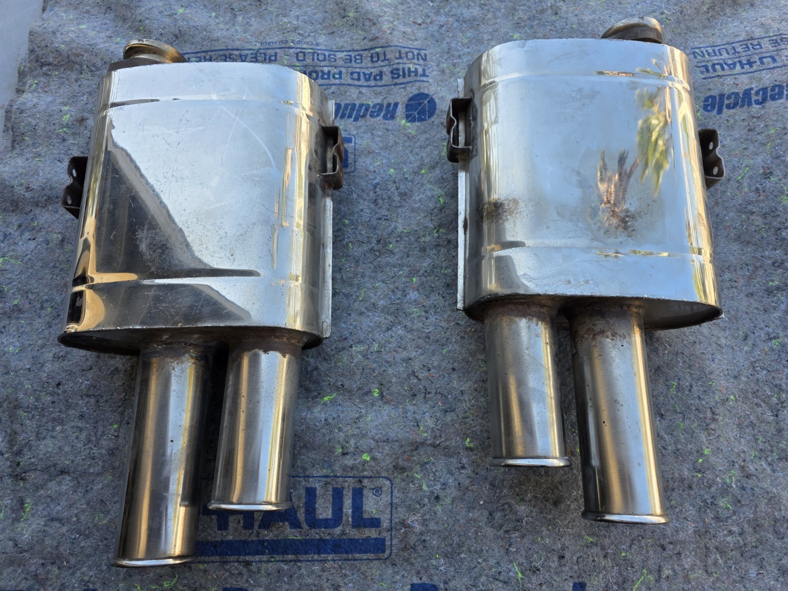 Ferrari 456 550 575 Tubi Style Mufflers Ferrari 456 550 575 Tubi Style Mufflers
