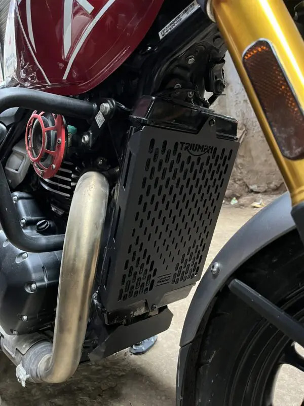 Triumph Speed 400 Scrambler 400X Radiator Guard Grill Protector Heavy Steel