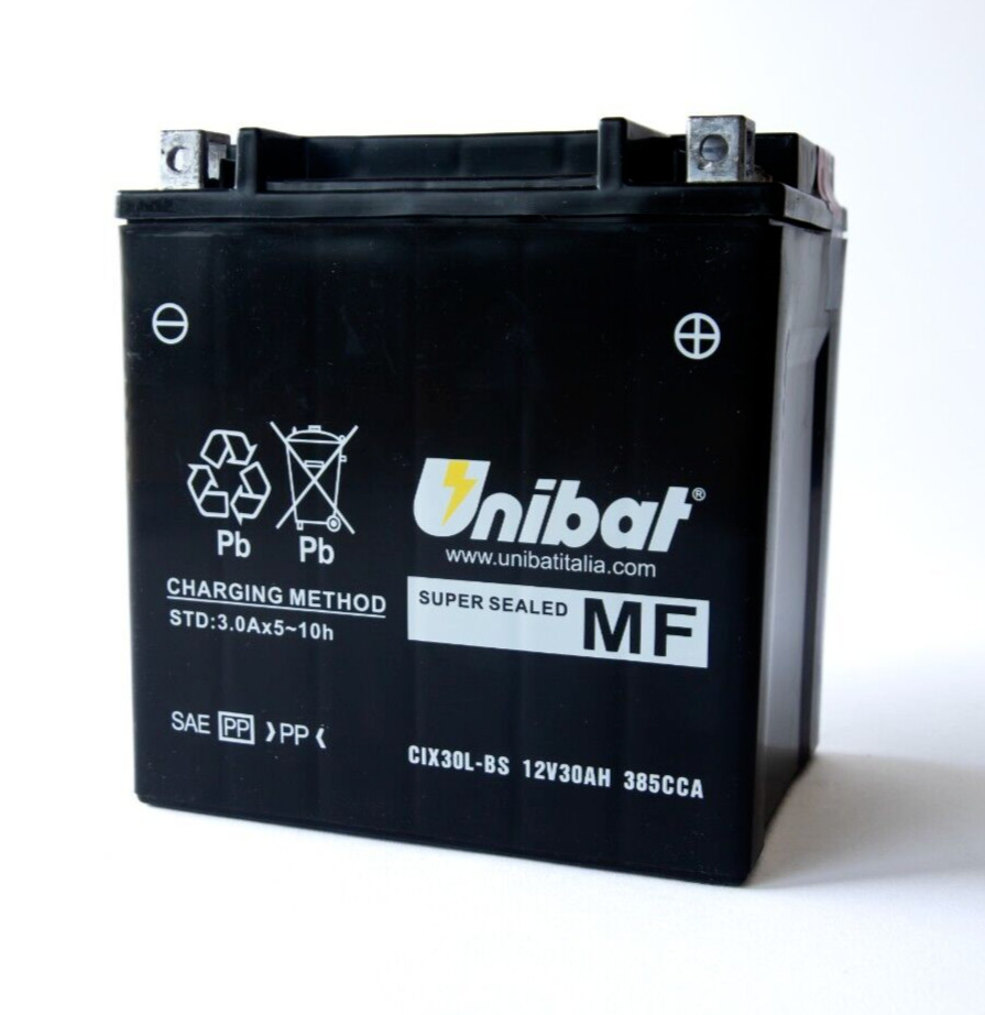 UNIBAT CF MOTO C-FORCE 800 \'12-25 YIX30L-BS REPLACMENT BATTERY MAINTENANCE FREE