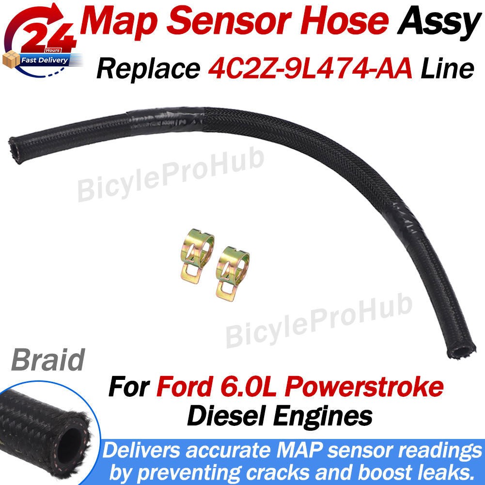 Map Sensor Hose For Ford 6.0L F-250 F-350 F450 F550 2003-2007, E350 E450 2003-10