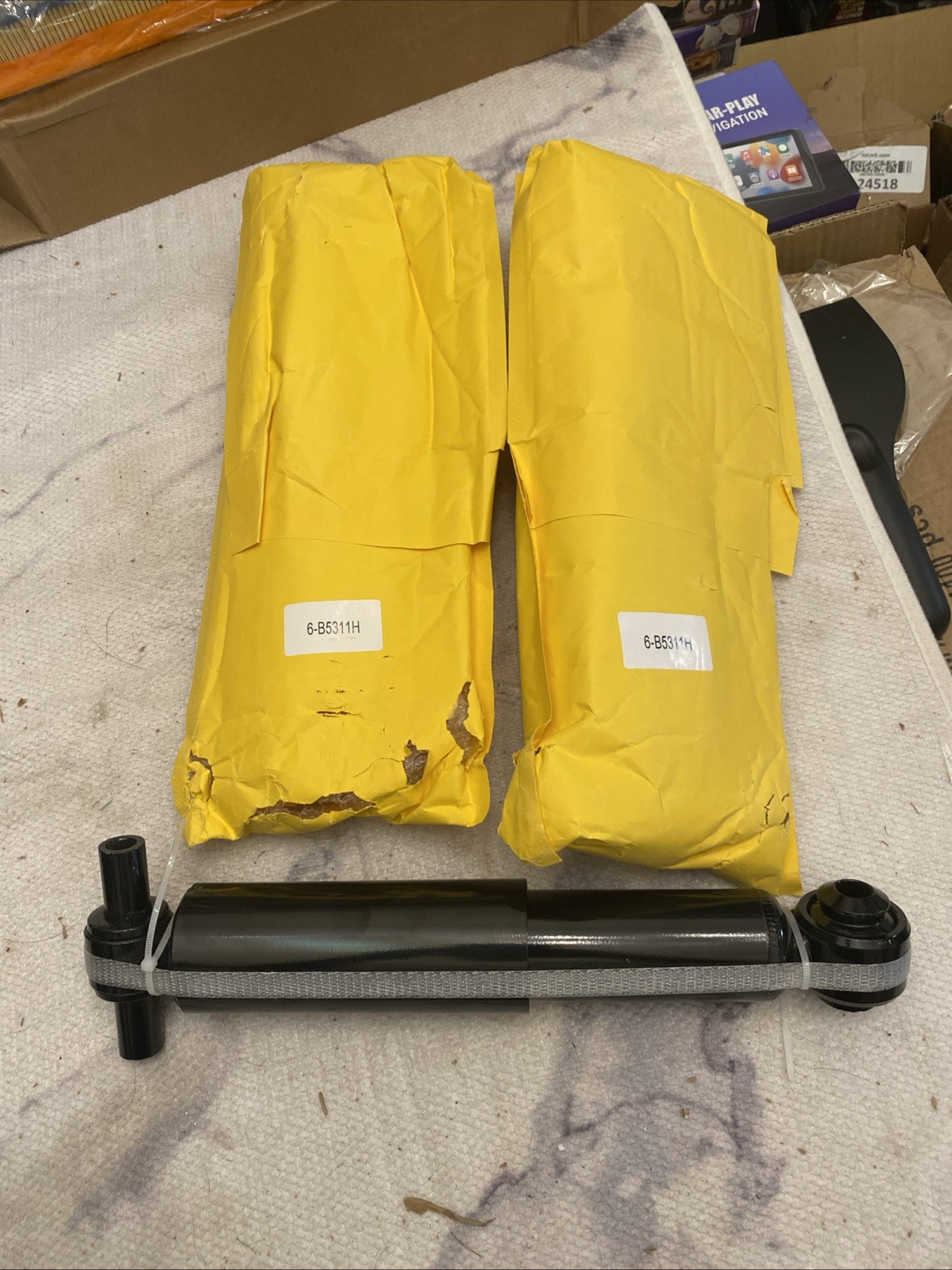 (QTY 2) Heavy Duty Shock Absorber 6-B5311H Black Replacement 13-1/2 in. Length (QTY 2) Heavy Duty Shock Absorber 6-B5311H Black Replacement 13-1/2 in. Length