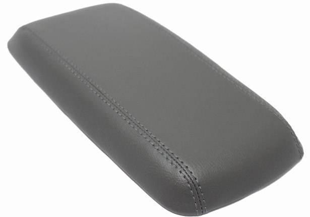 Fits 05-09 Chevrolet Equinox Gray Vinyl Leather Center Console Lid Armrest Cover