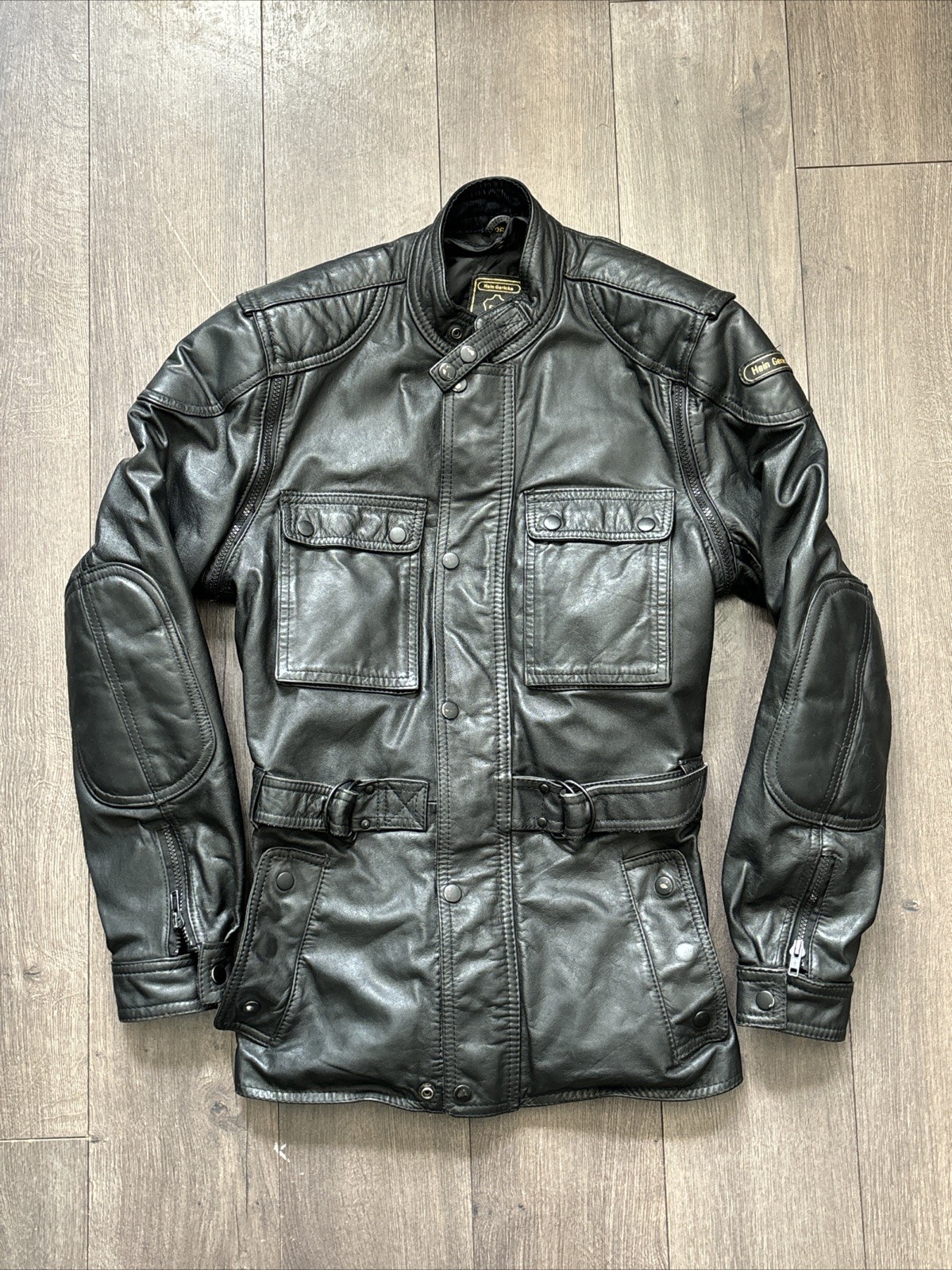 Vintage Hein Gericke DAKAR Cafe Racer Motorcycle Jacket Black Leather Size 36 Vintage Hein Gericke DAKAR Cafe Racer Motorcycle Jacket Black Leather Size 36