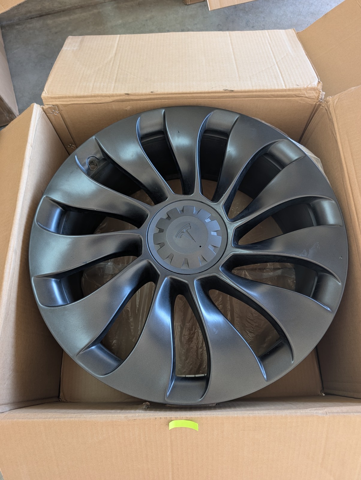 21x9.5 Front Tesla Model Y Uberturbine 2020 2021 2022 2023 2024 25 OEM Wheel Rim