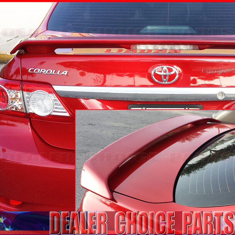 For 2009-2011 2012 2013 Toyota Corolla Factory Style Spoiler Wing W/L UNPAINTED