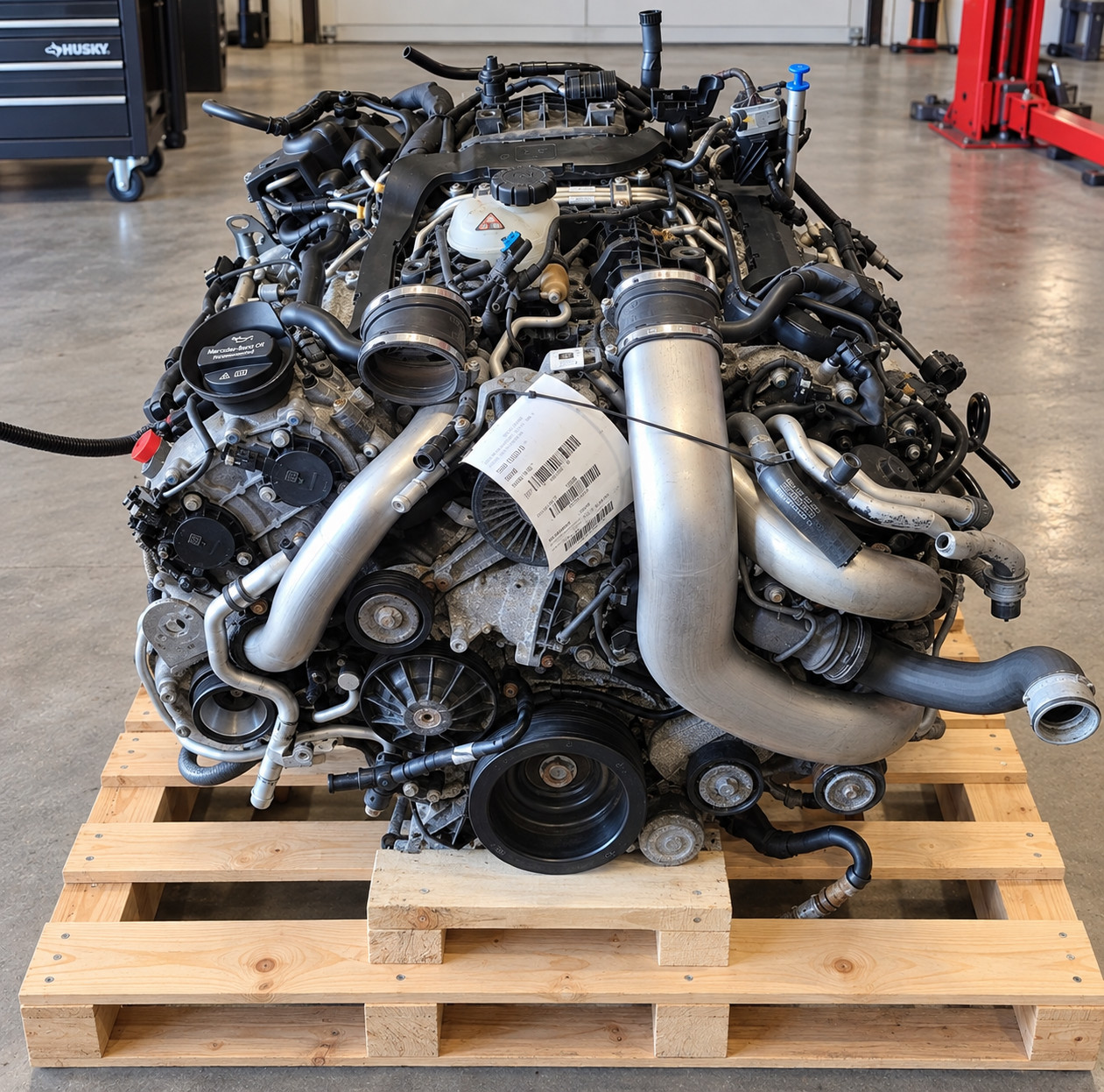 OEM ENGINE MOTOR ASSEMBLY 218 TYPE 4.7L AWD VIN 9B FOR 2016-2018 MERCEDES CLS550