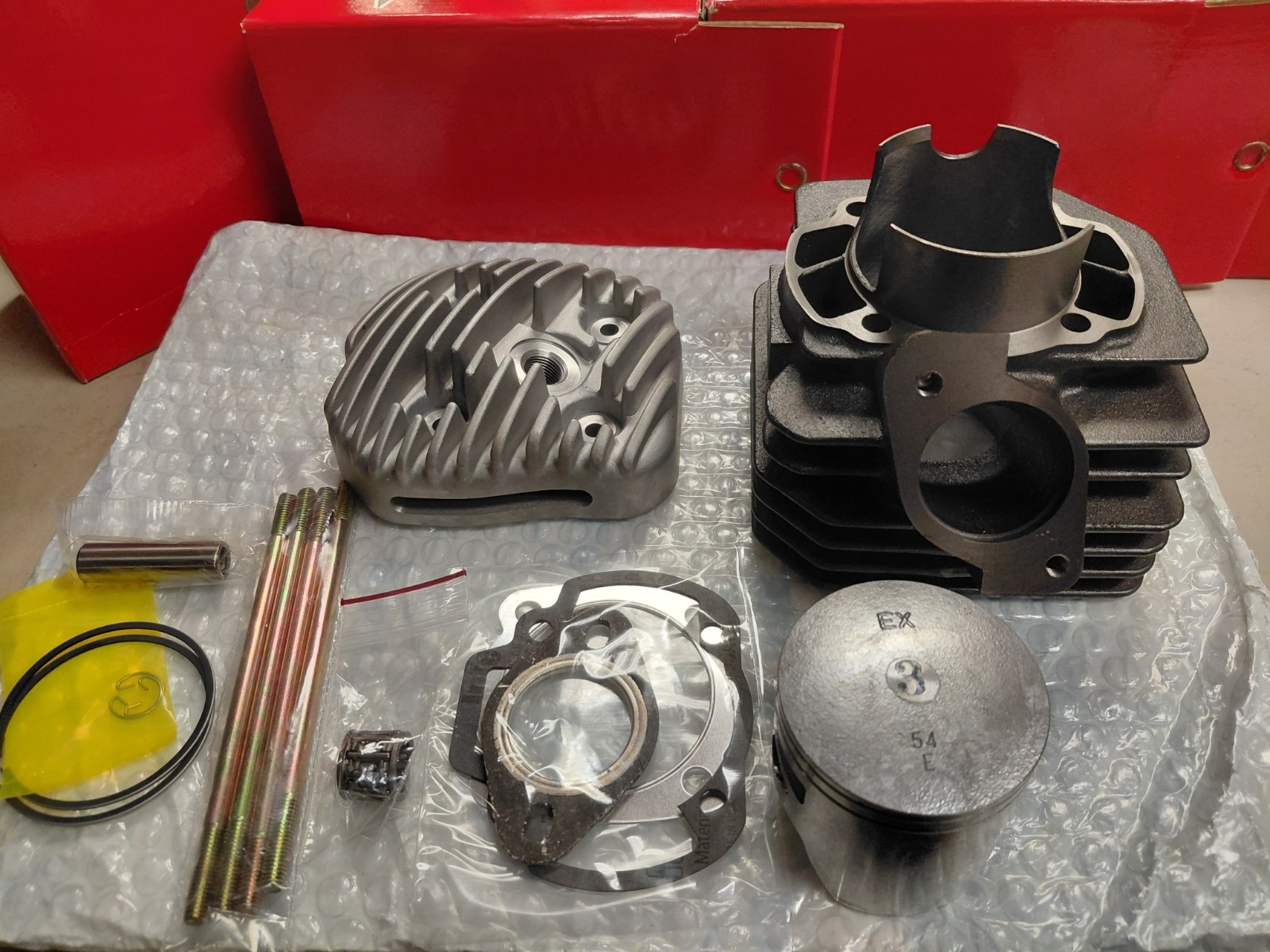 PG Dio 54mm Stroker Race Bore Kit w/KISS Head for 94+ Elite50, DD50, af18/25/28
