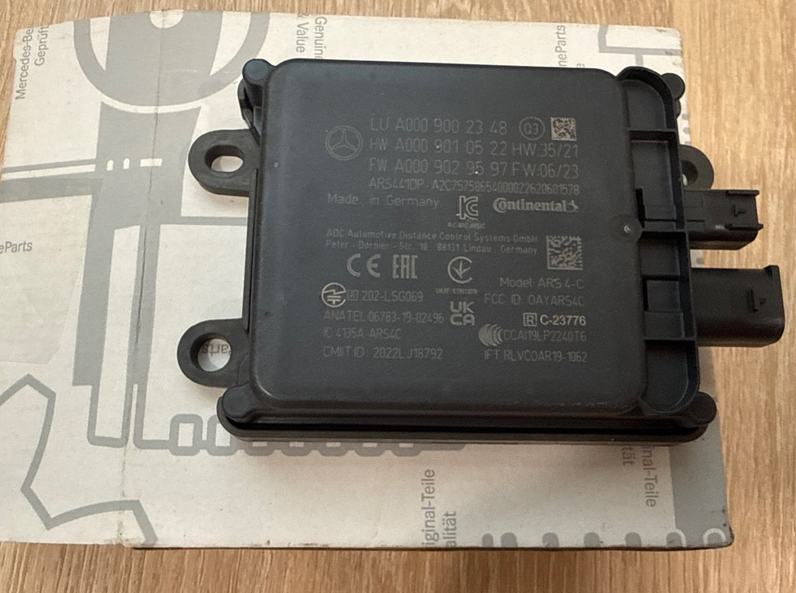 2015 - 2026 Mercedes-Benz Front Control Unit A000-900-23-48-64 OEM 2015 - 2026 Mercedes-Benz Front Control Unit A000-900-23-48-64 OEM