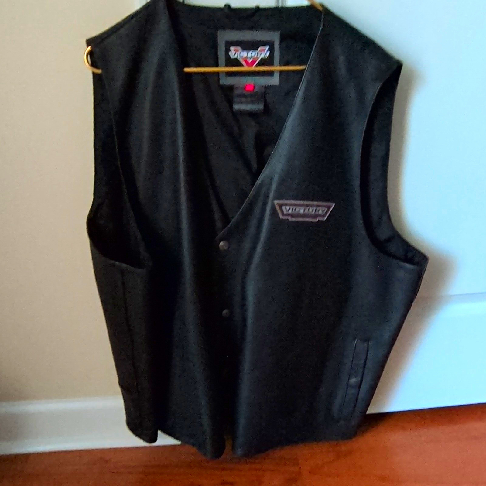 Victory Motorcycle Leather Vest Victory Motorcycle Leather Vest
