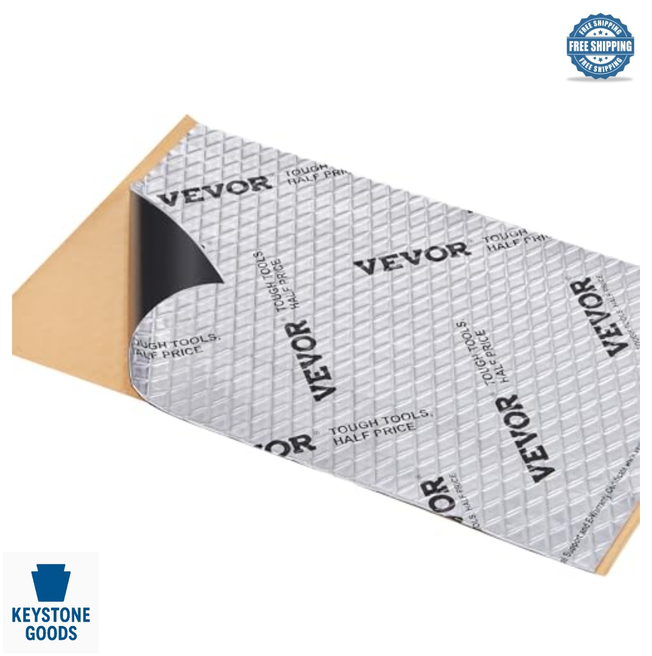 Sound Deadening Mat 52 Sq Ft Butyl Rubber 50 Mil Noise Insulation Vibration