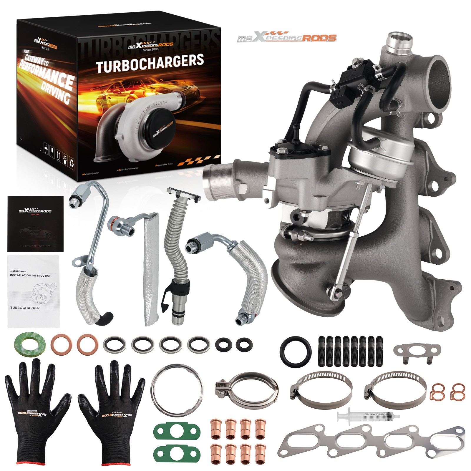 Turbo & Oil Line Kit for Chevrolet Chevy Cruze Trax Sonic Buick Encore 1.4 140HP Turbo & Oil Line Kit for Chevrolet Chevy Cruze Trax Sonic Buick Encore 1.4 140HP