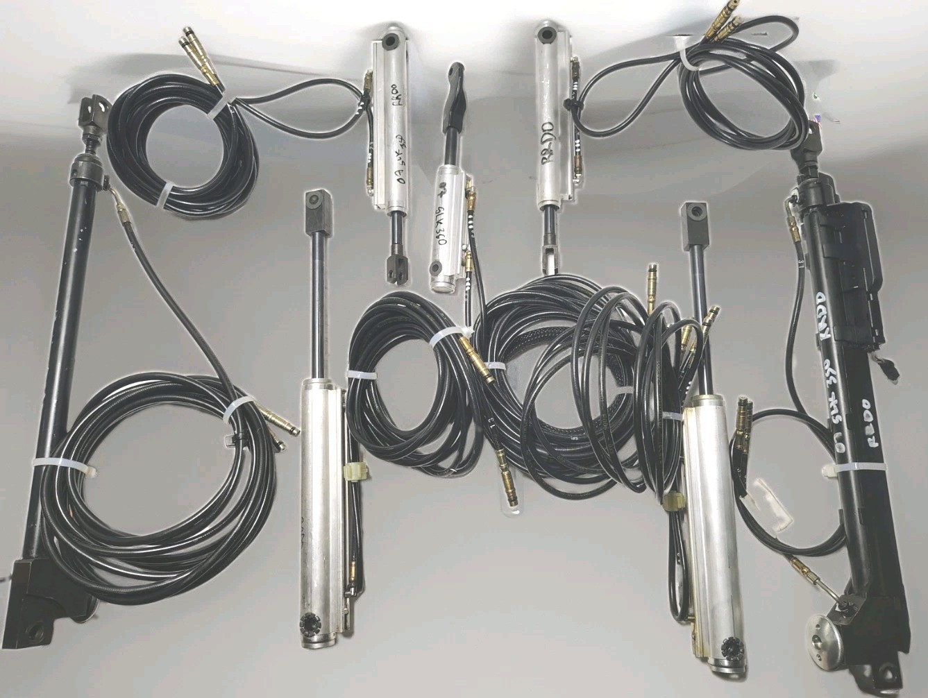 🔥2003-2009 Mercedes W209 CLK350 CLK500 Convertible Top Hydraulic Cylinder Set 7