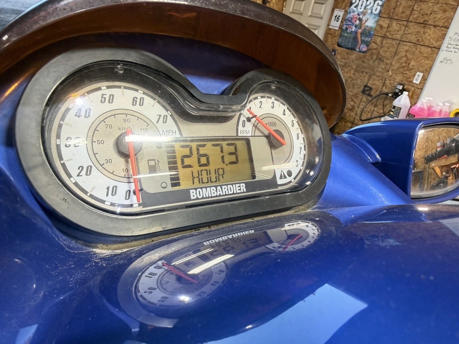 NICE OEM SEADOO 2002 GTX 4-TEC + LIMITED 155 DIGITAL DISPLAY GAUGE CLUSTER