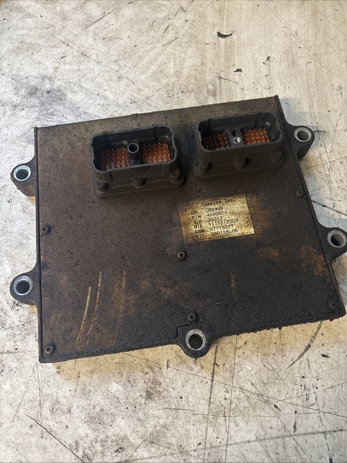 2004 Dodge Ram Cummins 5.9L Engine Control Module ECM, P4090071, 4090071, OEM